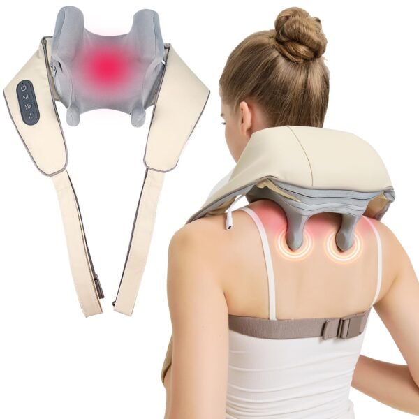 4D Wireless Deep Tissue Kneading Neck Massager